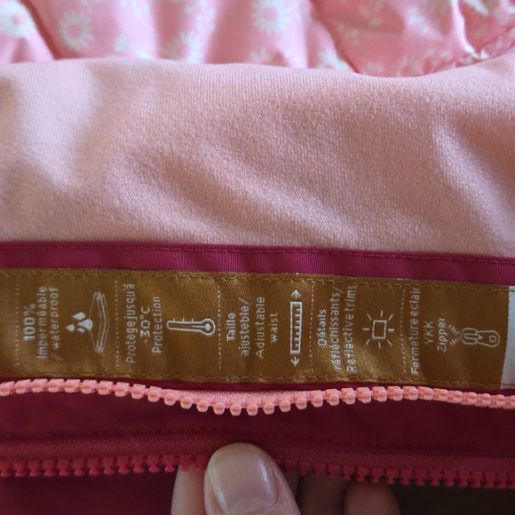 Souris Mini 9-12 Months NEW Pink Hooded‎ Jacket and Blue Overalls Snowsuit Set - Picture 8 of 11